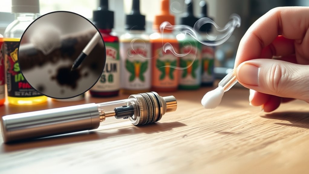 causes of burnt flavor
