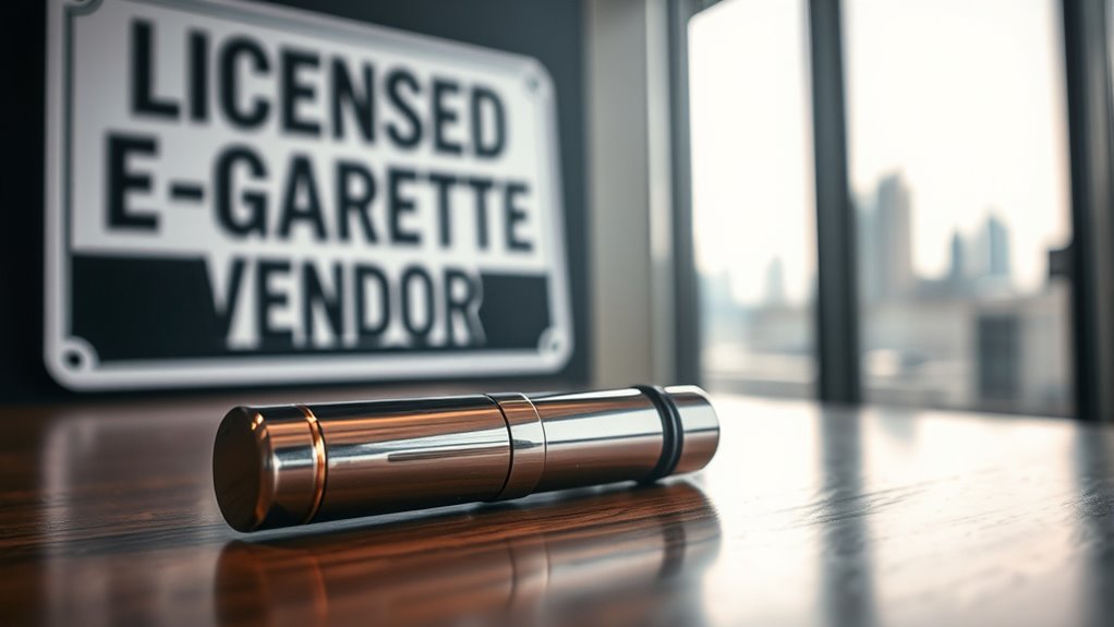 e cigarette vendor licensing regulations