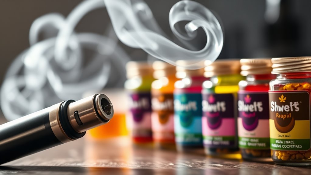 inhalation for flavor optimization