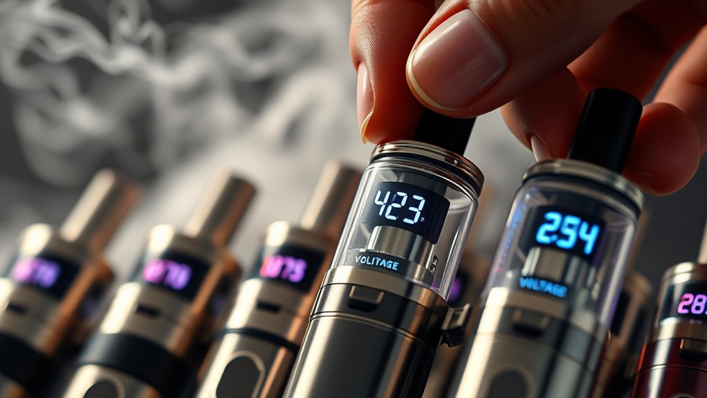 optimal vaping voltage selection