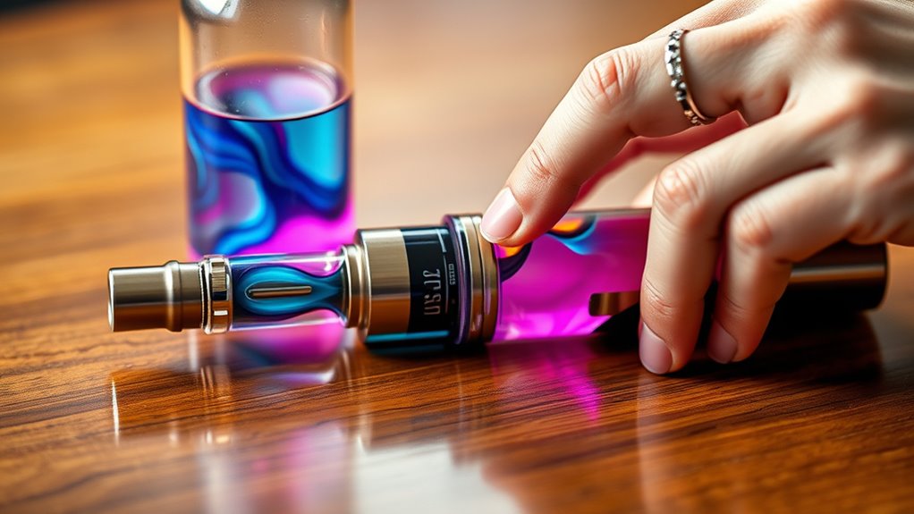 vape pen e liquid filling