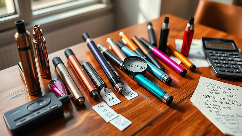 vape pen types and prices