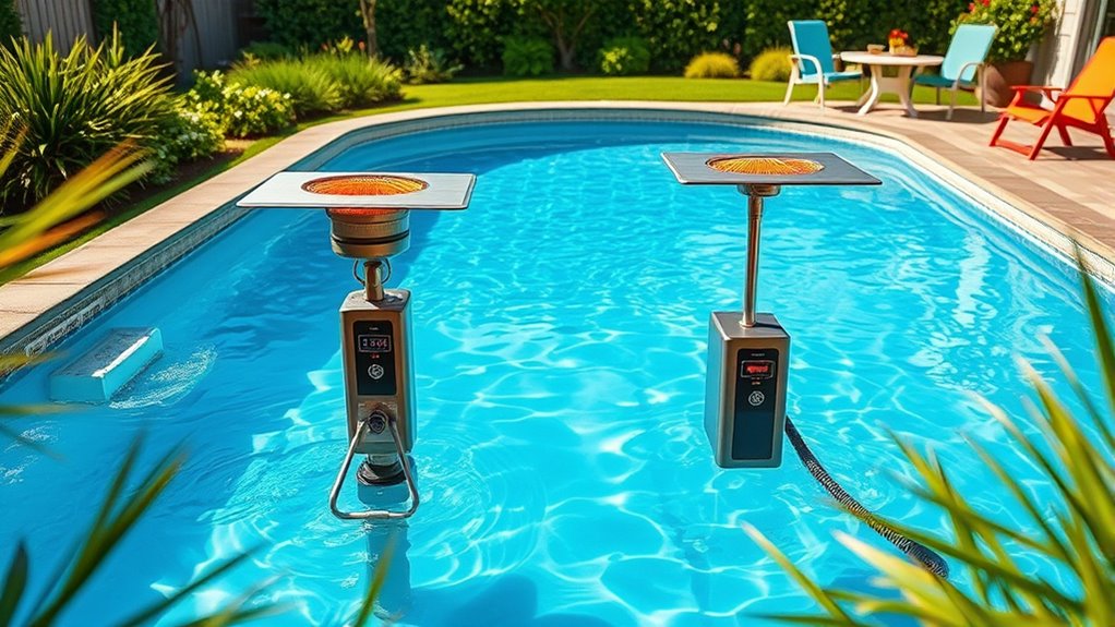 above ground portable pool heaters