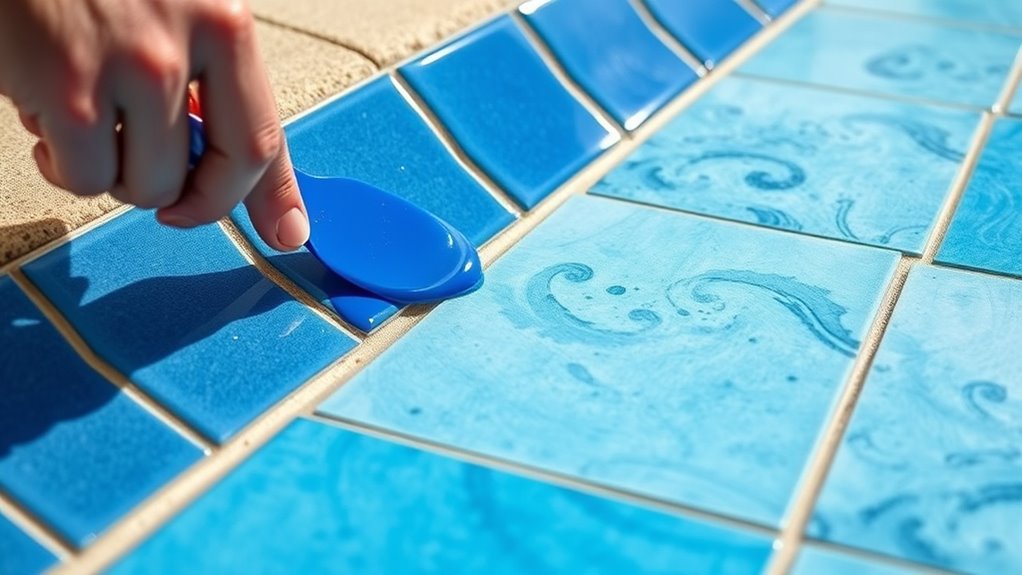 apply adhesive evenly carefully