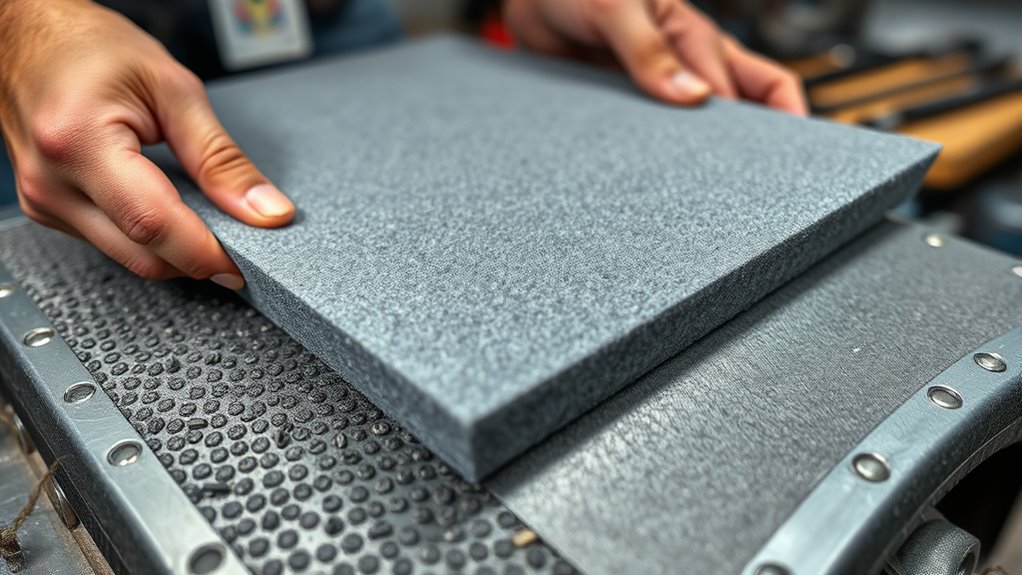 apply soundproofing materials carefully