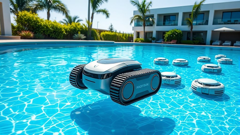 efficient scalable pool cleaning