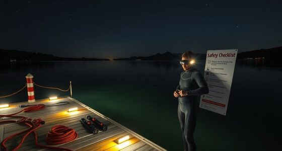 ensure safe night swimming