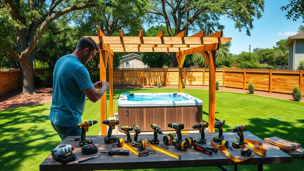 gather tools prepare site