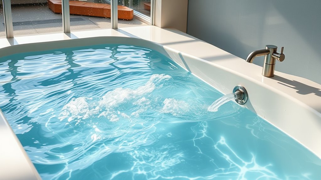 hard water damages spa equipment