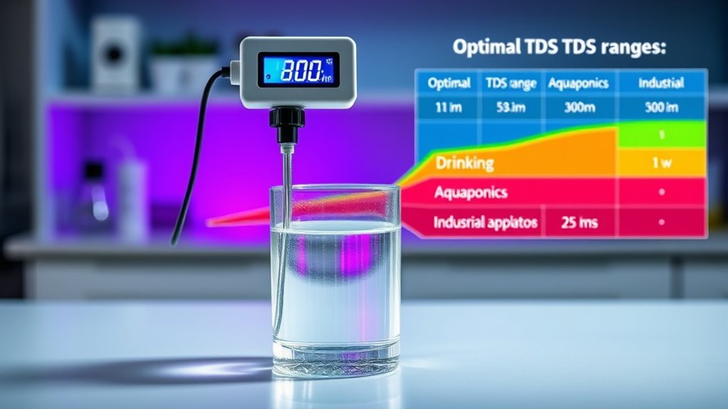 ideal tds levels for uses