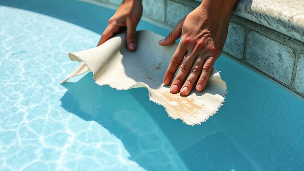 inspect clean level surface