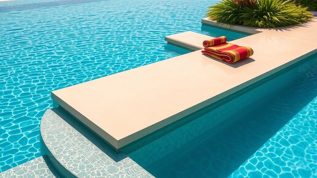 installing baja shelf tanning ledge