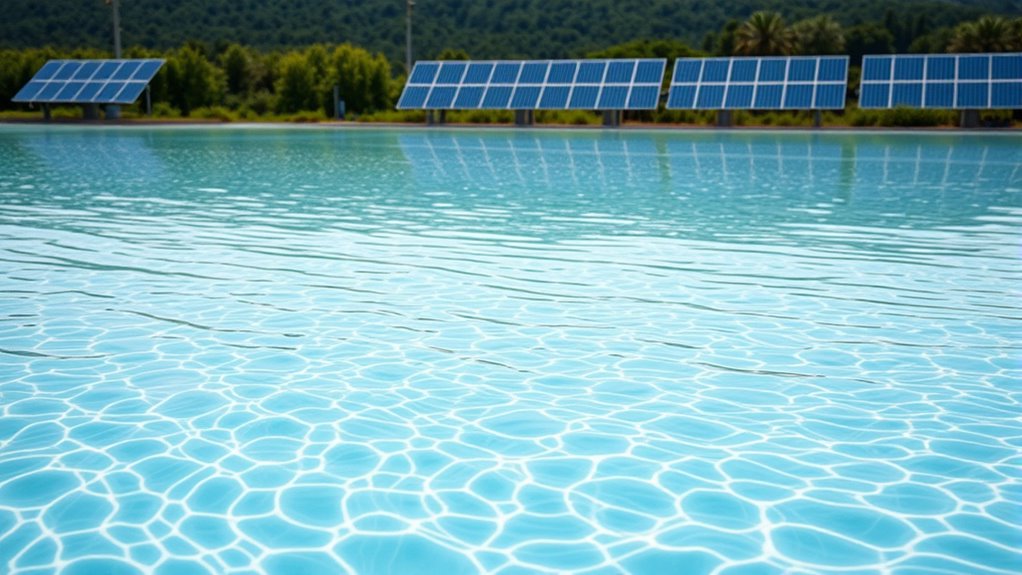 liquid solar cover management