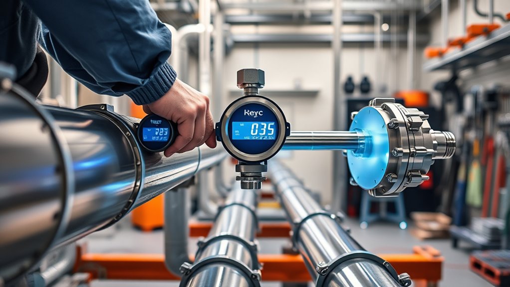 maintain straight pipe alignment