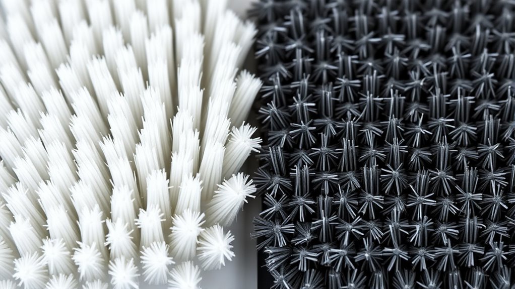 microfiber traps dirt effectively