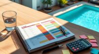 pool budget tracking