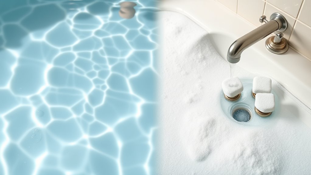 signs of mineral buildup