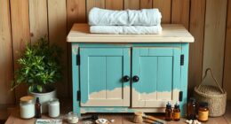 spa cabinet renovation project
