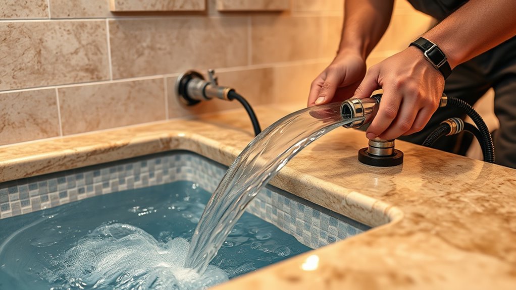 spa spillover maintenance tips