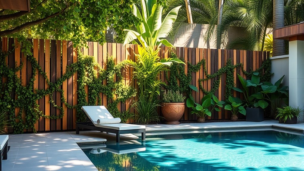 stylish poolside privacy solutions