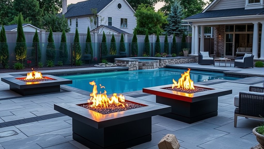 stylish safe fire features