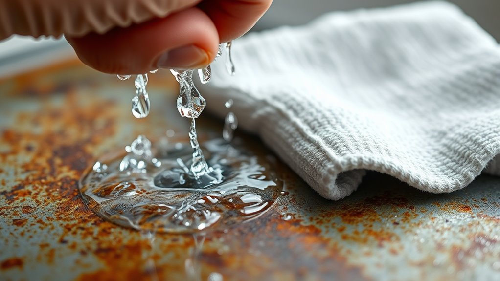 thorough rinsing and drying