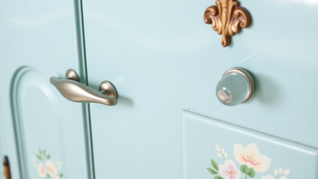 upgrade with decorative hardware