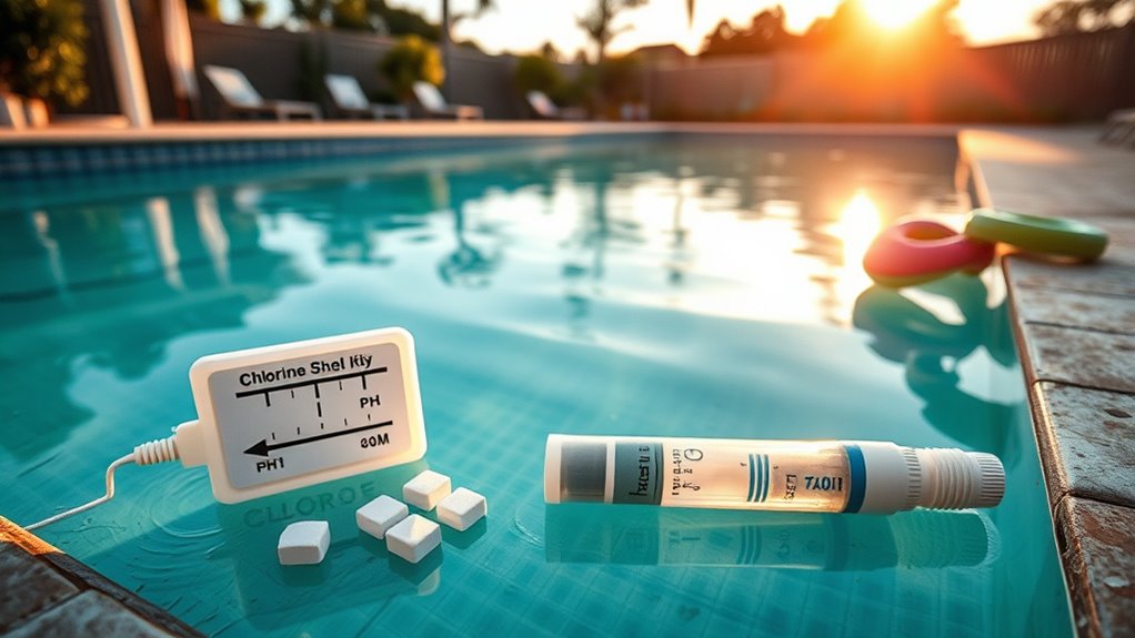 use chlorine shock regularly