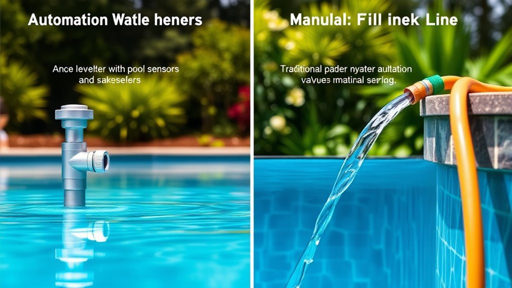 water saving automatic levelers