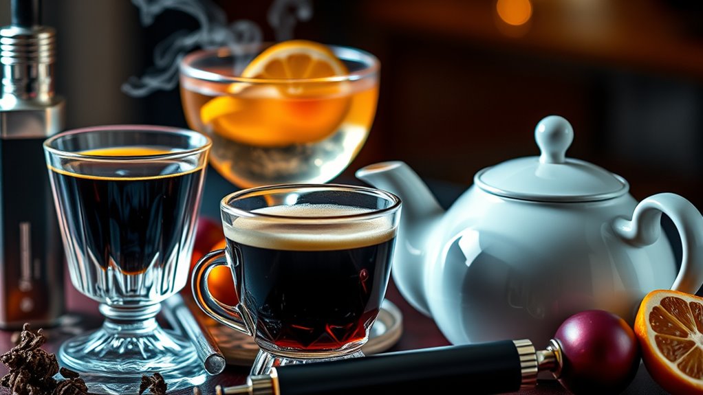 coffee tea cocktails vape