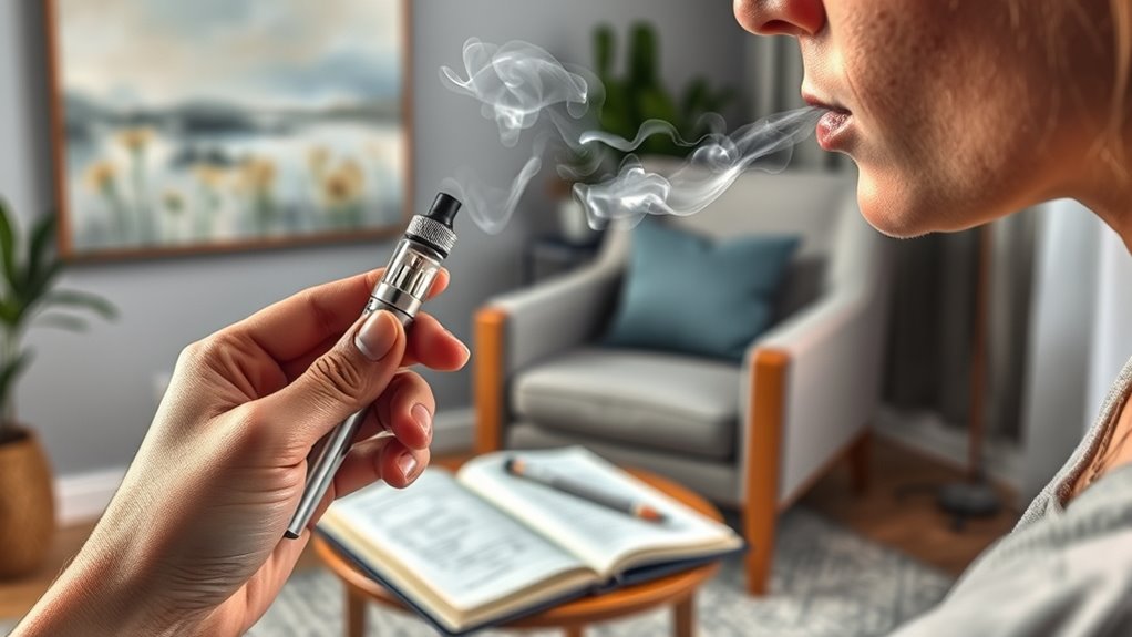 combine therapy and vaping