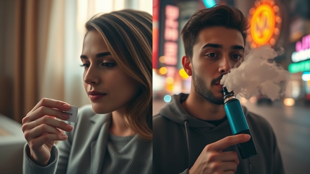 compare nrt and vaping