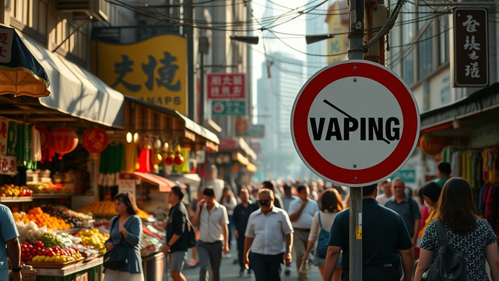 diverse asia vaping regulations