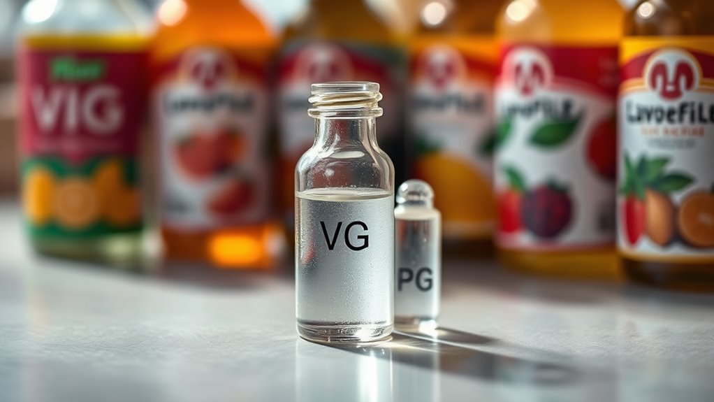 e liquid ingredients and flavors