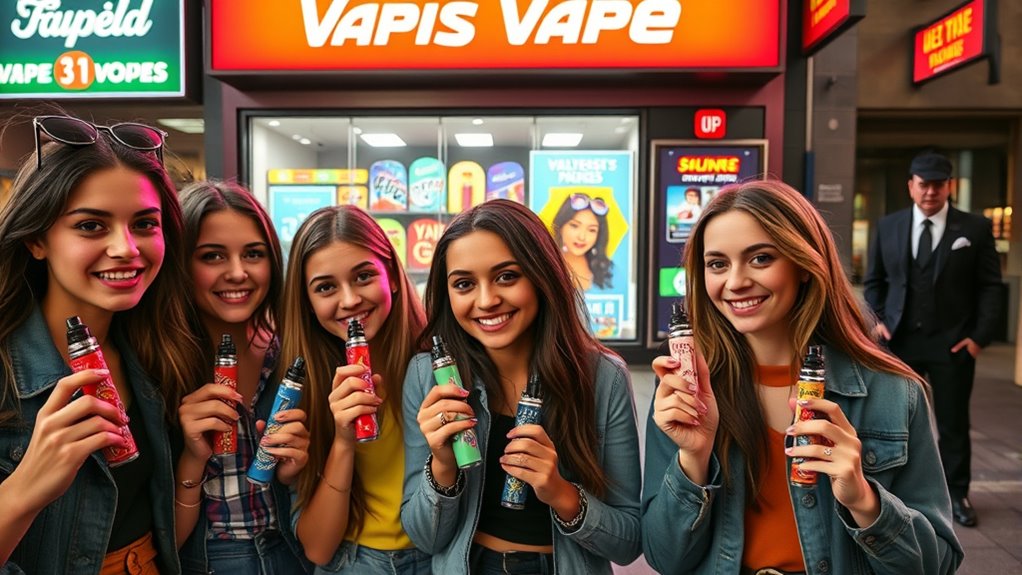 flavored vapes target youth