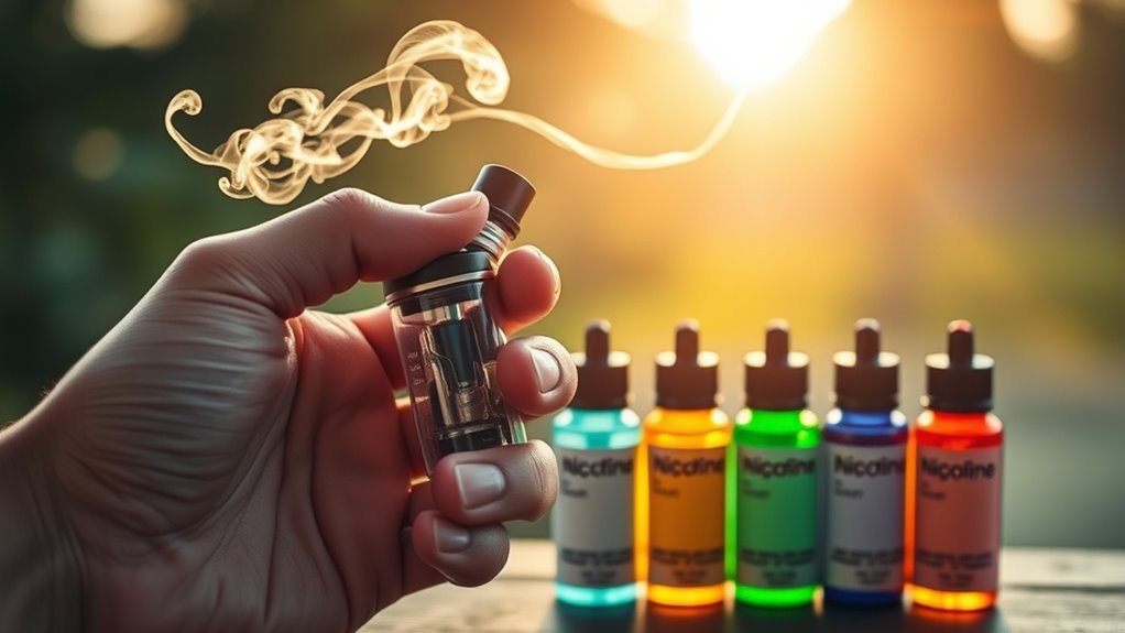 gradually decrease nicotine intake