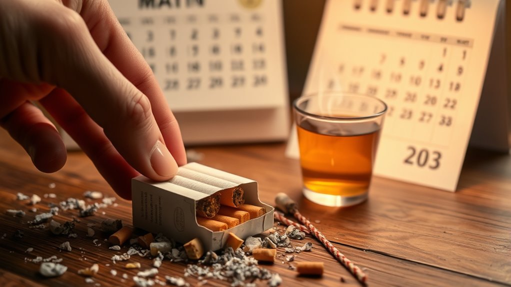 gradually decrease nicotine intake