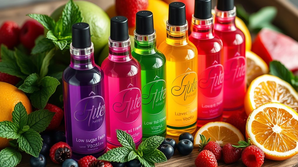 low sugar flavorful vape options