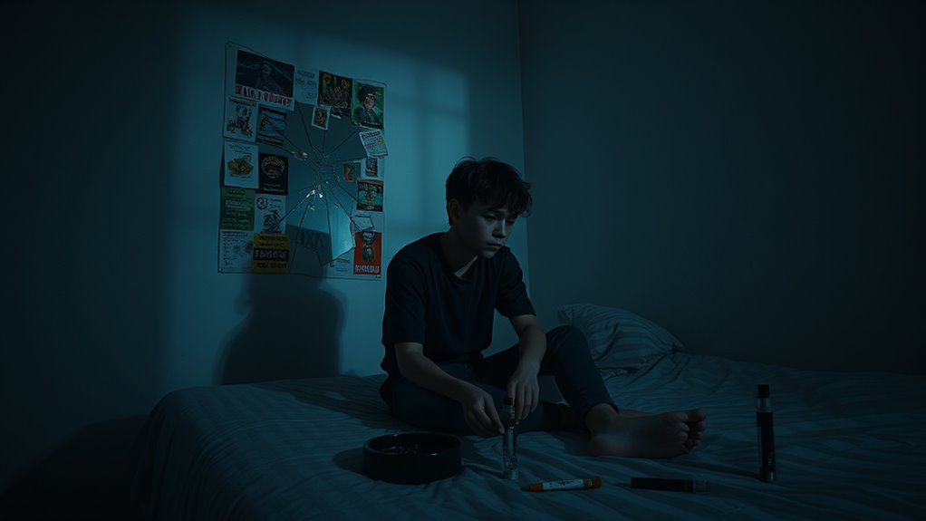 nicotine harms teen brain