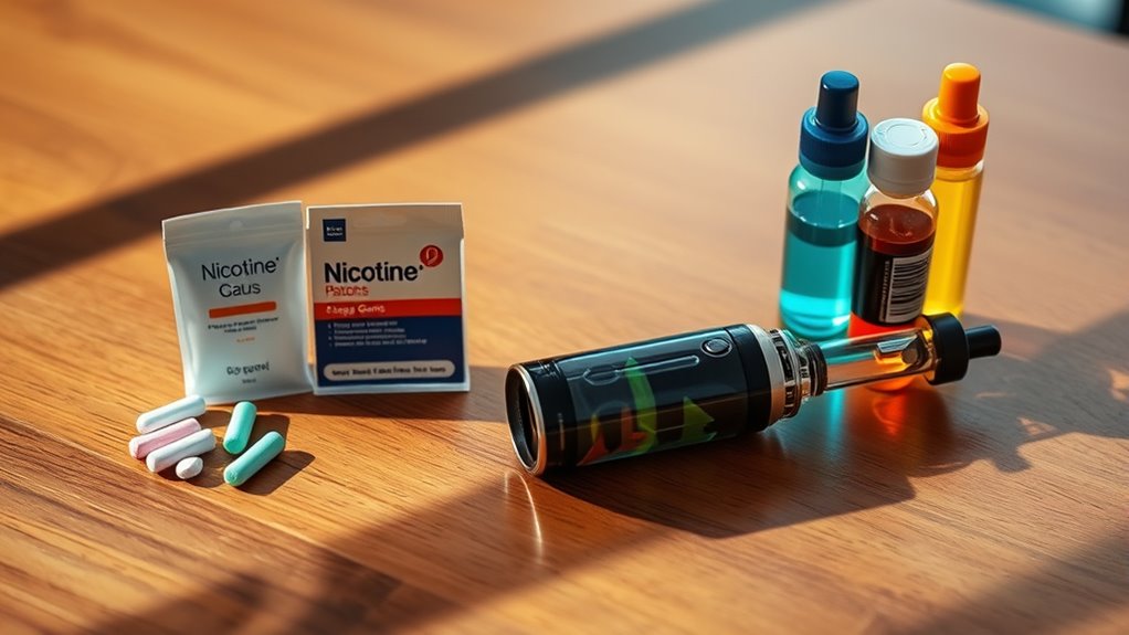 nicotine therapy vs vaping