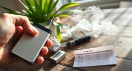 track cigarette to vape