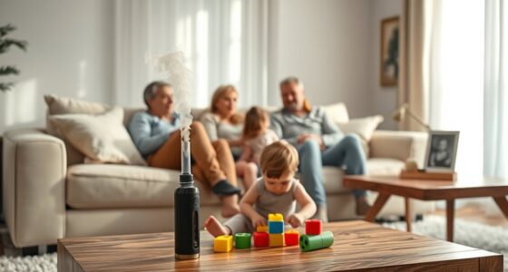vape aerosol family exposure