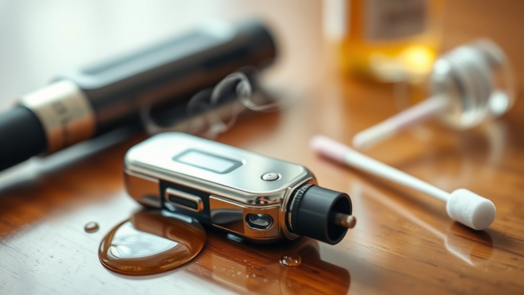 vape leak and spitback troubleshooting