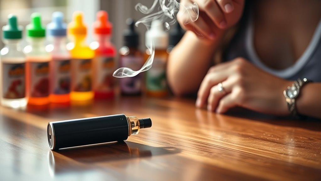 vaping devices flavors nicotine