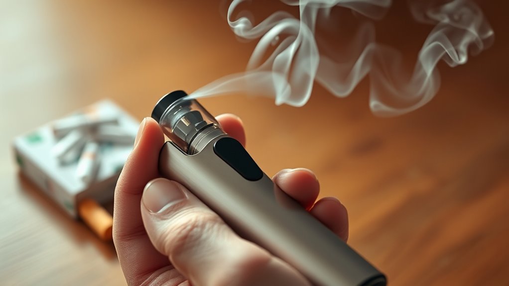 vaping eases withdrawal symptoms