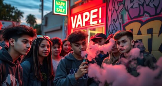 youth vaping social media