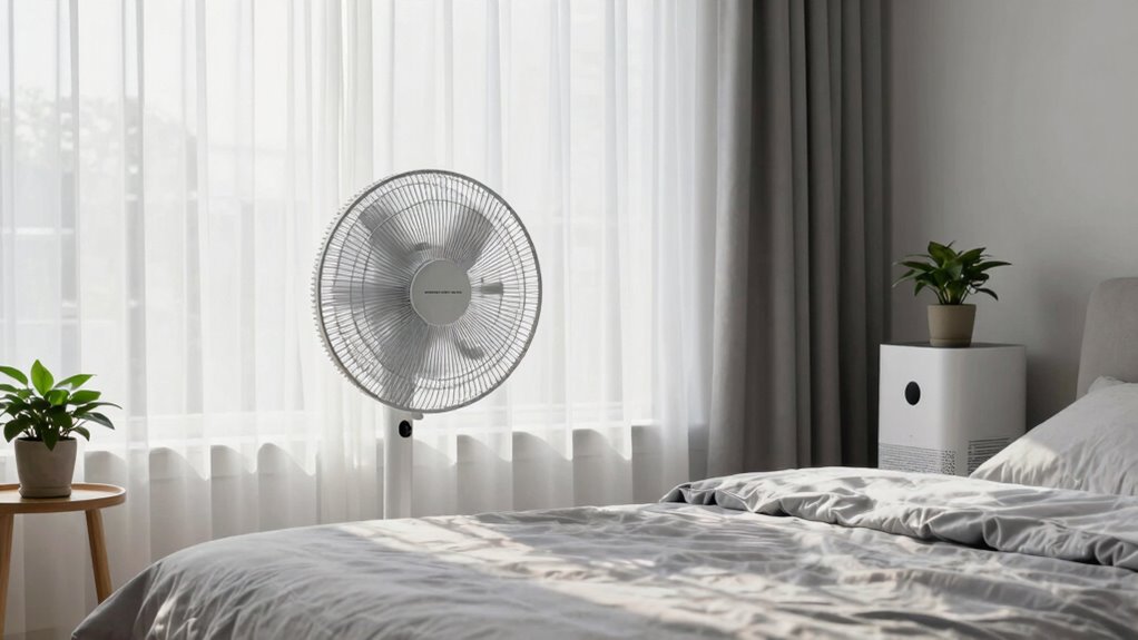 bedroom fans improve air quality