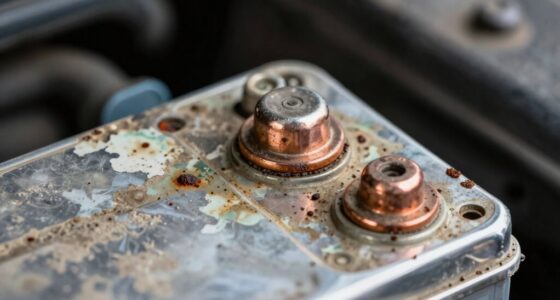 corrosion hampers battery contact