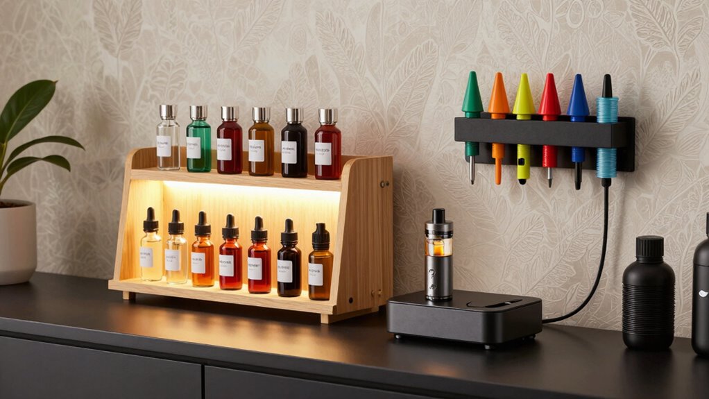 efficient vape storage organization