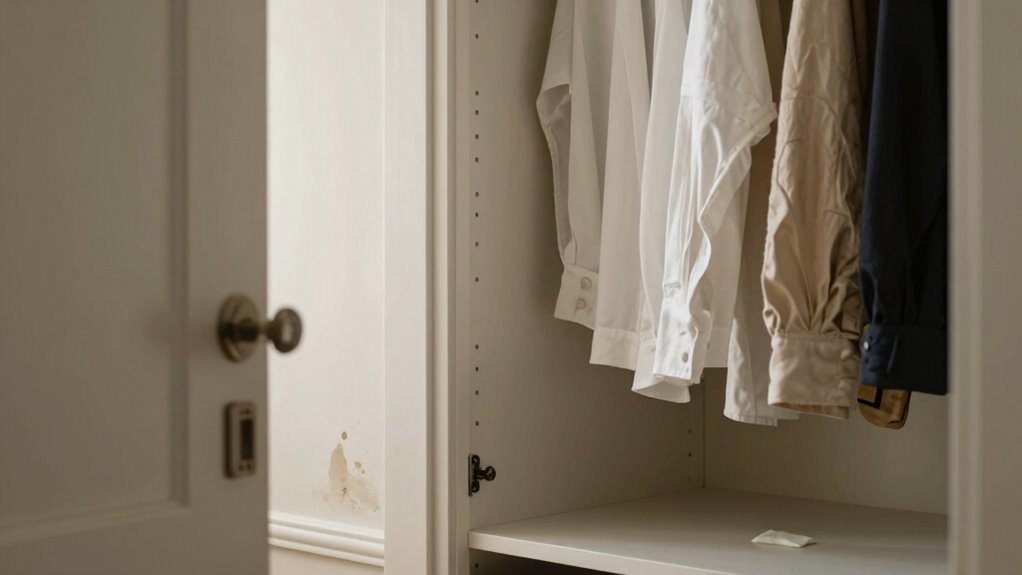 humidity causes closet odors